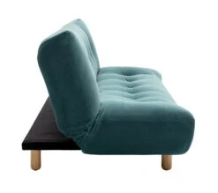 Habitat Kota 3 Seater Velvet Clic Clac Sofa Bed - Teal 11 Habitat Kota 3 Seater Velvet Clic Clac Sofa Bed - Teal -Chic Household Items 4588298 R Z004A