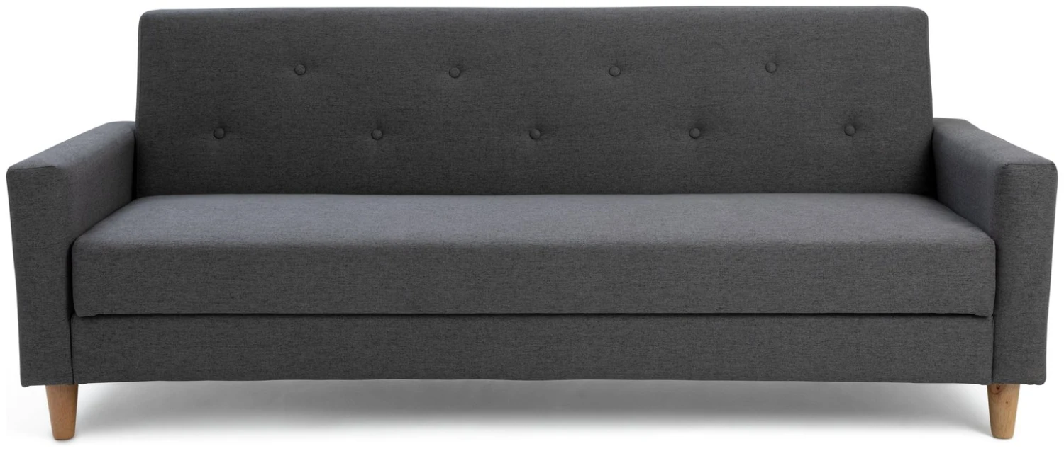 Habitat Brooks Clic Clac Fabric Sofa Bed - Grey 1 Habitat Brooks Clic Clac Fabric Sofa Bed - Grey