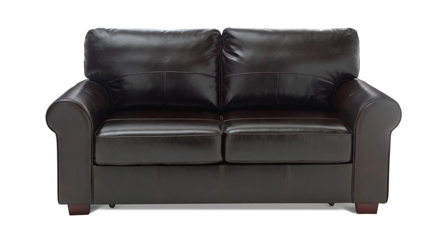 Habitat Salisbury 2 Seater Leather Sofa Bed - Chocolate 1 Habitat Salisbury 2 Seater Leather Sofa Bed - Chocolate