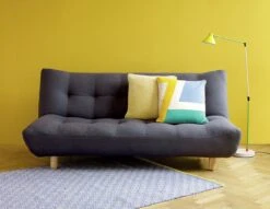 Habitat Kota 3 Seater Fabric Clic Clac Sofa Bed - Charcoal -Chic Household Items 5017737 R Z002A