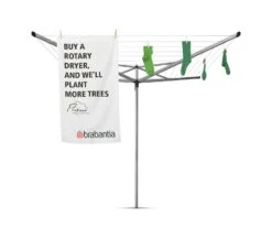 Brabantia 40m Washing Line With Ground Tube -Chic Household Items 5154652 R Z006A