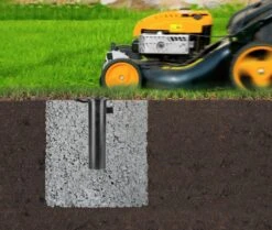 Brabantia 40m Washing Line With Ground Tube -Chic Household Items 5154652 R Z015A