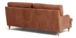 Habitat Livingston Leather 3 Seater Sofa - Tan -Chic Household Items 5397213 R Z004A