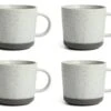 Habitat Textured Ripple Set Of 4 Mugs - Neutral