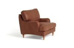Habitat Livingston Leather Armchair - Tan -Chic Household Items 5654248 R Z005A