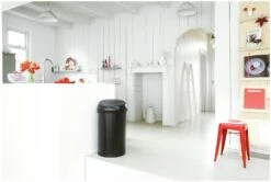Brabantia 60 Litre Touch Top Bin - Matt Black -Chic Household Items 5810374 R Z004A