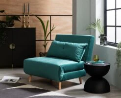 Habitat Roma Single Velvet Chairbed - Teal 18 Habitat Roma Single Velvet Chairbed - Teal -Chic Household Items 5828108 R Z002C