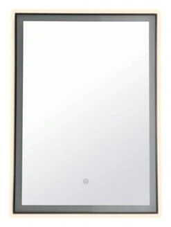 Habitat Rectangle Backlight LED Mirror - Black 11 Habitat Rectangle Backlight LED Mirror - Black -Chic Household Items 6025601 R Z003A