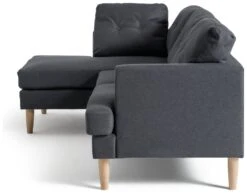 Habitat Joshua Left Hand Corner Chaise Sofa - Charcoal 14 Habitat Joshua Left Hand Corner Chaise Sofa - Charcoal -Chic Household Items 6089647 R Z003A