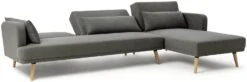 Habitat Andy Right Corner Fabric Clic Clac Sofa Bed - Grey -Chic Household Items 6132941 R Z003A