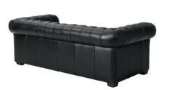 Habitat Chesterfield Leather 3 Seater Sofa - Black 13 Habitat Chesterfield Leather 3 Seater Sofa - Black -Chic Household Items 6227777 R Z002A