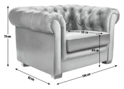 Habitat Chesterfield Leather Armchair - Black -Chic Household Items 6250988 R Z020A