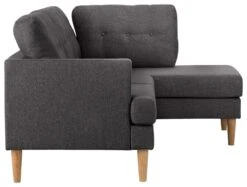 Habitat Joshua Fabric Corner Chaise Sofa - Charcoal -Chic Household Items 6259082 R Z003A
