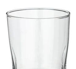 Habitat Clear Pinched Set Of 4 Tumbler Glasses -Chic Household Items 6609106 R Z003A