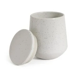 Habitat Addison 2 Piece Storage Canister - White -Chic Household Items 6609429 R Z002A