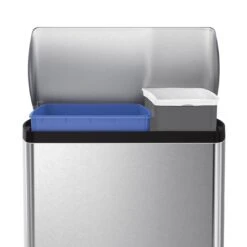 Simplehuman 46 Litre Rectangular Recycle Bin -Chic Household Items 6609780 R Z003A