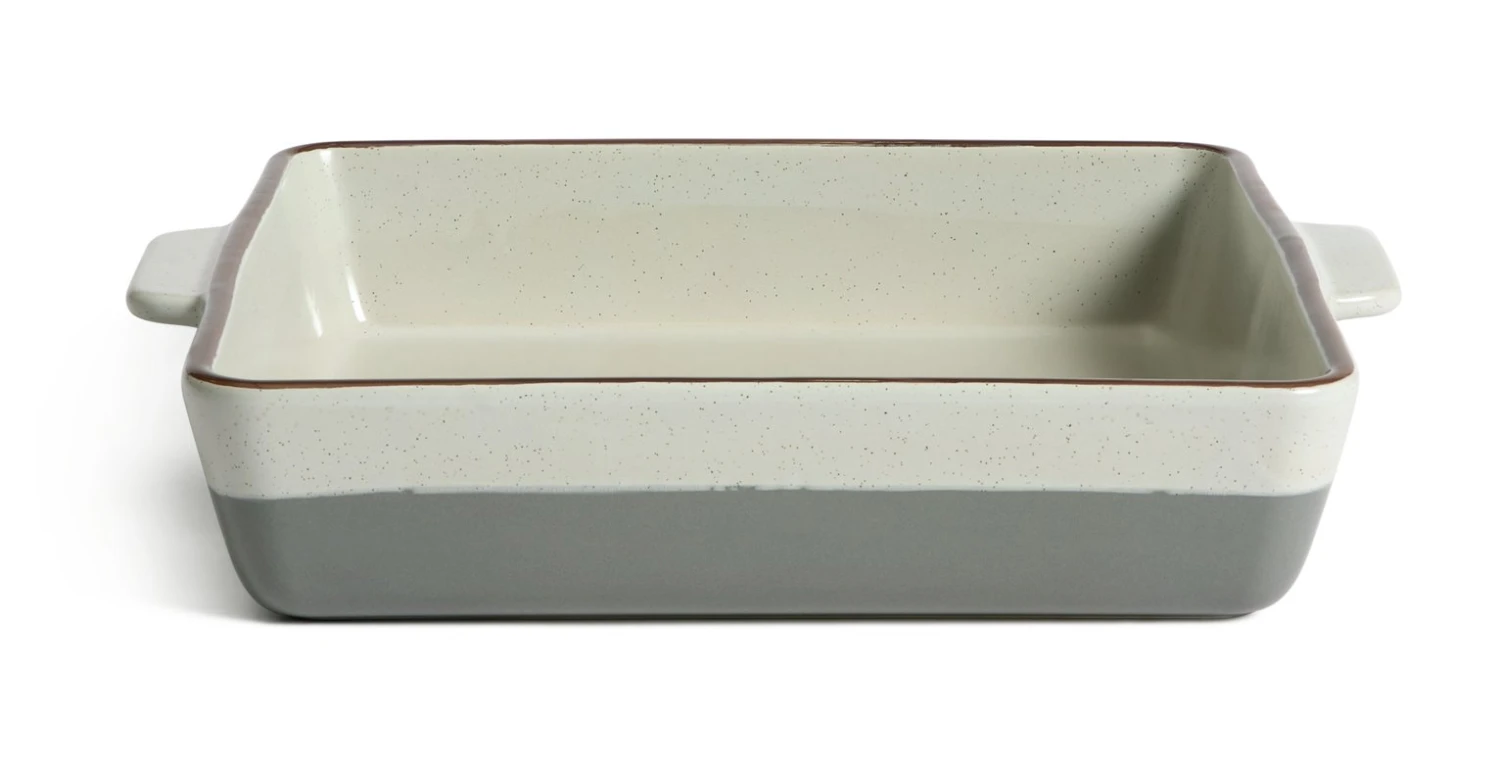 Habitat Speckle 27cm Square Ceramic Roaster 4 Habitat Speckle 27cm Square Ceramic Roaster - Image 4