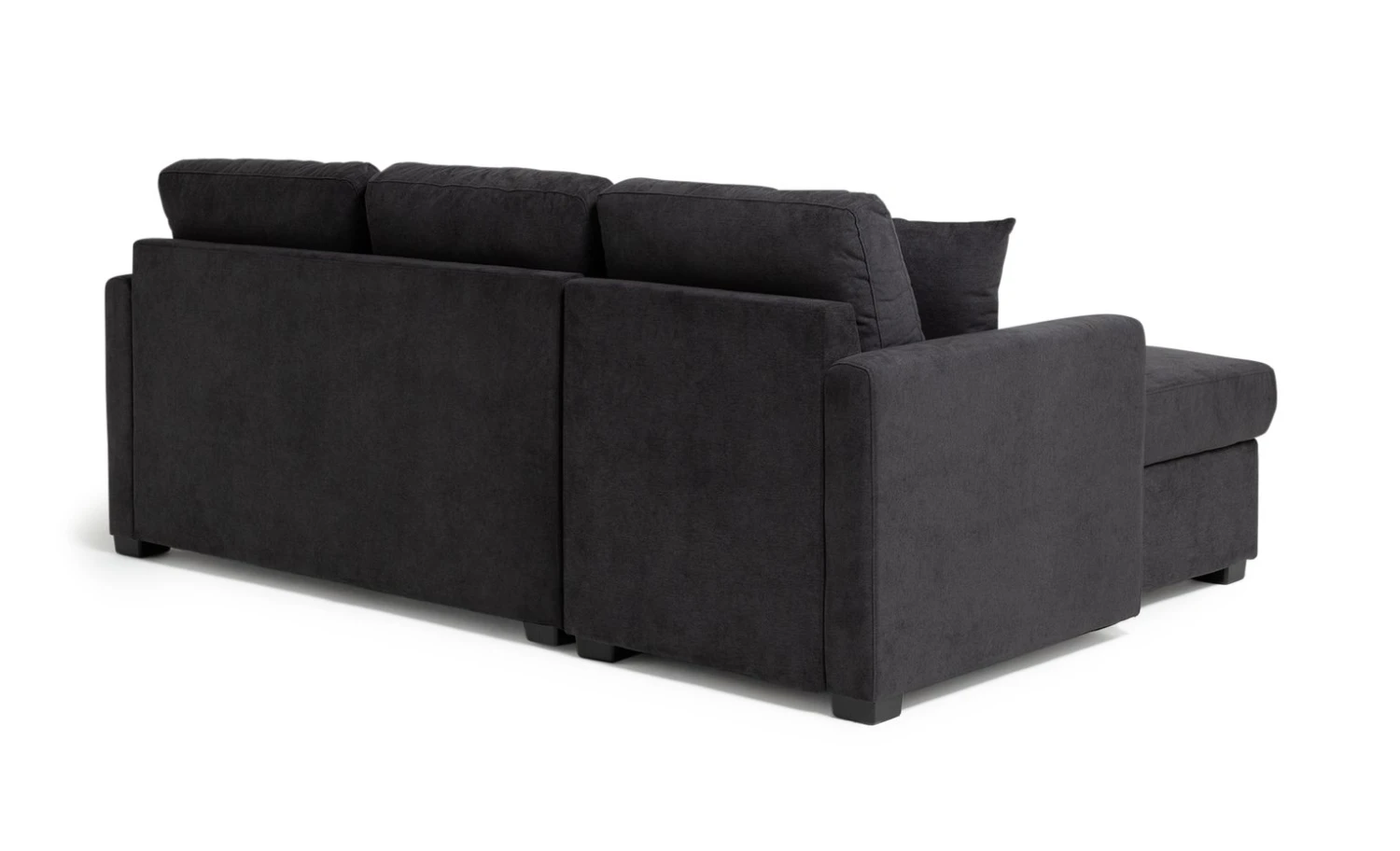 Habitat Reagan Left Corner Chaise Sofa Bed - Charcoal 6 Habitat Reagan Left Corner Chaise Sofa Bed - Charcoal - Image 6