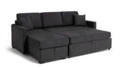 Habitat Reagan Left Corner Chaise Sofa Bed - Charcoal 18 Habitat Reagan Left Corner Chaise Sofa Bed - Charcoal -Chic Household Items 6980038 R Z007A