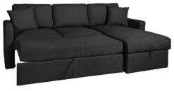 Habitat Reagan Right Corner Chaise Sofa Bed - Charcoal -Chic Household Items 7005307 R Z003A