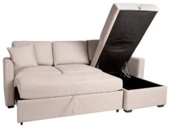 Habitat Reagan Right Corner Chaise Sofa Bed - Natural 14 Habitat Reagan Right Corner Chaise Sofa Bed - Natural -Chic Household Items 7019757 R Z002A