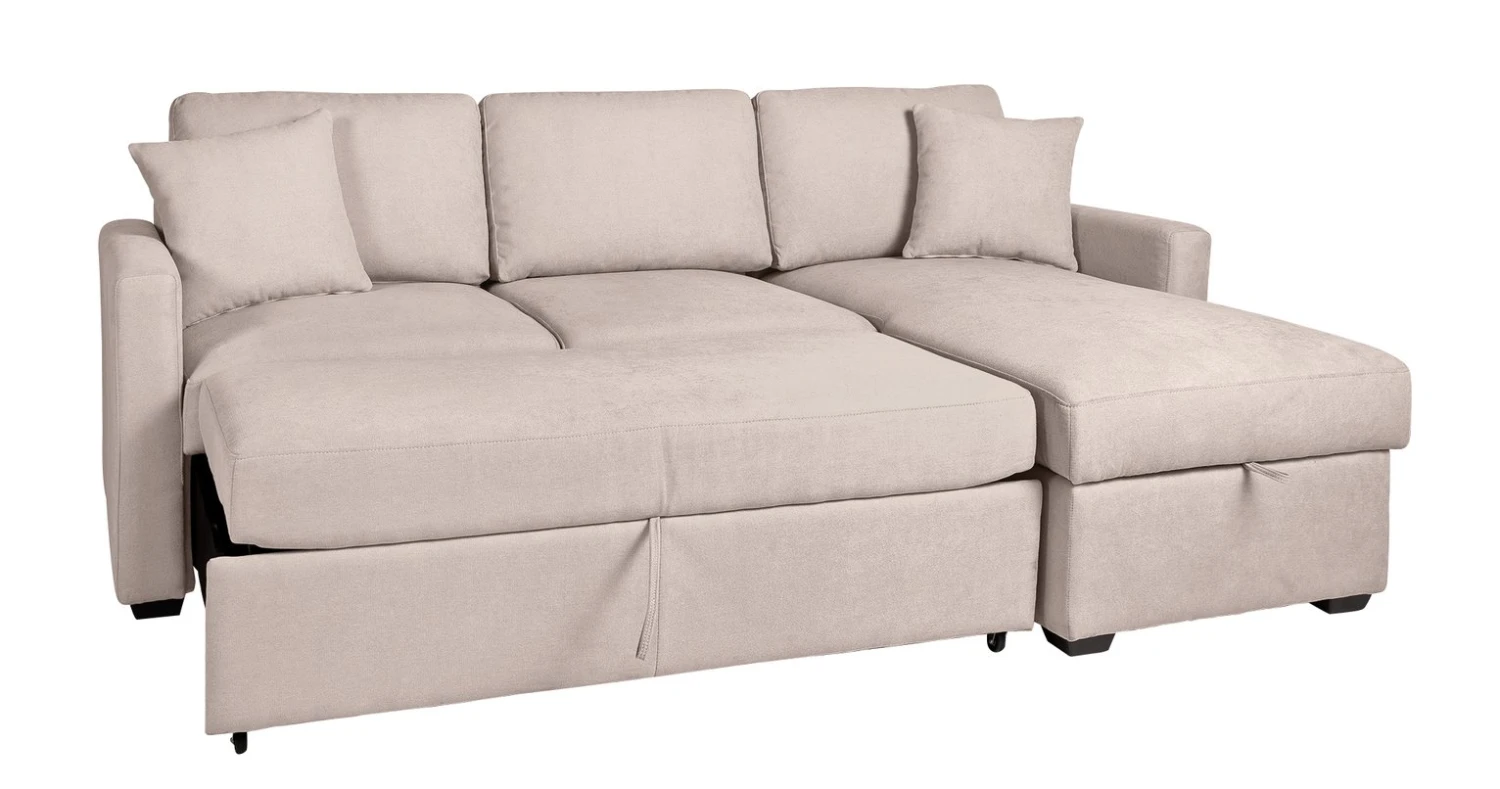 Habitat Reagan Right Corner Chaise Sofa Bed - Natural 9 Habitat Reagan Right Corner Chaise Sofa Bed - Natural - Image 9
