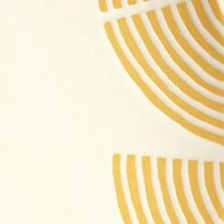 Habitat Block Print 12 Piece Stoneware Dinner Set - Yellow -Chic Household Items 7040575 R B001