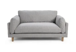 Habitat Habita Salome Fabric 2 Seater Sofa - Light Grey