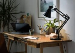 Habitat Swing Arm Desk Lamp - Matt Black 17 Habitat Swing Arm Desk Lamp - Matt Black -Chic Household Items 7073841 R Z002C