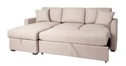 Habitat Reagan Left Corner Chaise Sofa Bed - Natural -Chic Household Items 7118847 R Z007A