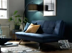 Habitat Nolan Fabric Clic Clac Sofa Bed - Denim Blue -Chic Household Items 7199787 R Z002C