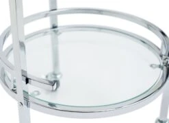 Habitat Chrome And Glass Drinks Trolley 11 Habitat Chrome And Glass Drinks Trolley -Chic Household Items 7312966 R Z004A