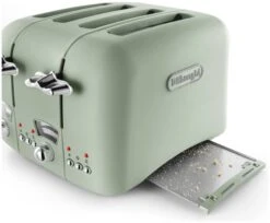 De'Longhi CTO4.GR Argento Flora 4 Slice Toaster - Green 9 De'Longhi CTO4.GR Argento Flora 4 Slice Toaster - Green -Chic Household Items 7453784 R Z004A