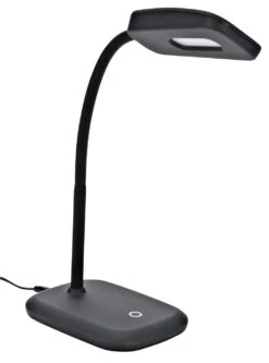 Habitat Silby Soft Touch LED Desk Lamp - Black -Chic Household Items 7601127 R Z002A