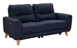 Habitat Tommy Fabric 3 Seater Power Recliner Sofa -Navy Blue -Chic Household Items 7627565 R Z005A