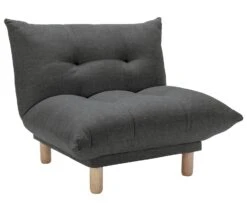 Habitat Kota Fabric Armchair - Charcoal -Chic Household Items 7636305 R Z008A