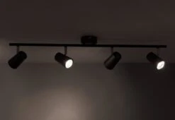 Habitat 4 Light Spotlight Bar - Matt Black -Chic Household Items 7637490 R Z002C