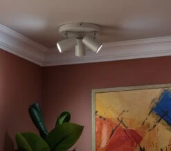 Habitat 3 Light Spotlight Plate - Matt White -Chic Household Items 7653326 R Z002C