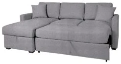 Habitat Reagan Left Corner Storage Sofa Bed - Grey -Chic Household Items 7842766 R Z007A