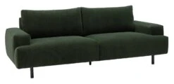 Habitat Julien Fabric 3 Seater Sofa - Dark Green -Chic Household Items 7911408 R Z008A