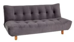 Habitat Kota 3 Seater Velvet Clic Clac Sofa Bed - Grey -Chic Household Items 7917282 R Z002A
