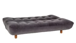 Habitat Kota 3 Seater Velvet Clic Clac Sofa Bed - Grey -Chic Household Items 7917282 R Z005A
