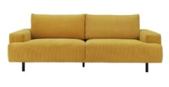 Habitat Julien Fabric 2 Seater Sofa - Yellow