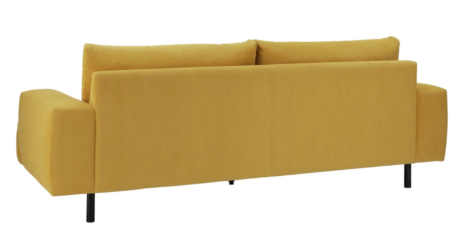 Habitat Julien Fabric 2 Seater Sofa - Yellow 7 Habitat Julien Fabric 2 Seater Sofa - Yellow - Image 7