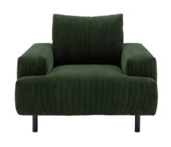 Habitat Julien Fabric Armchair - Green