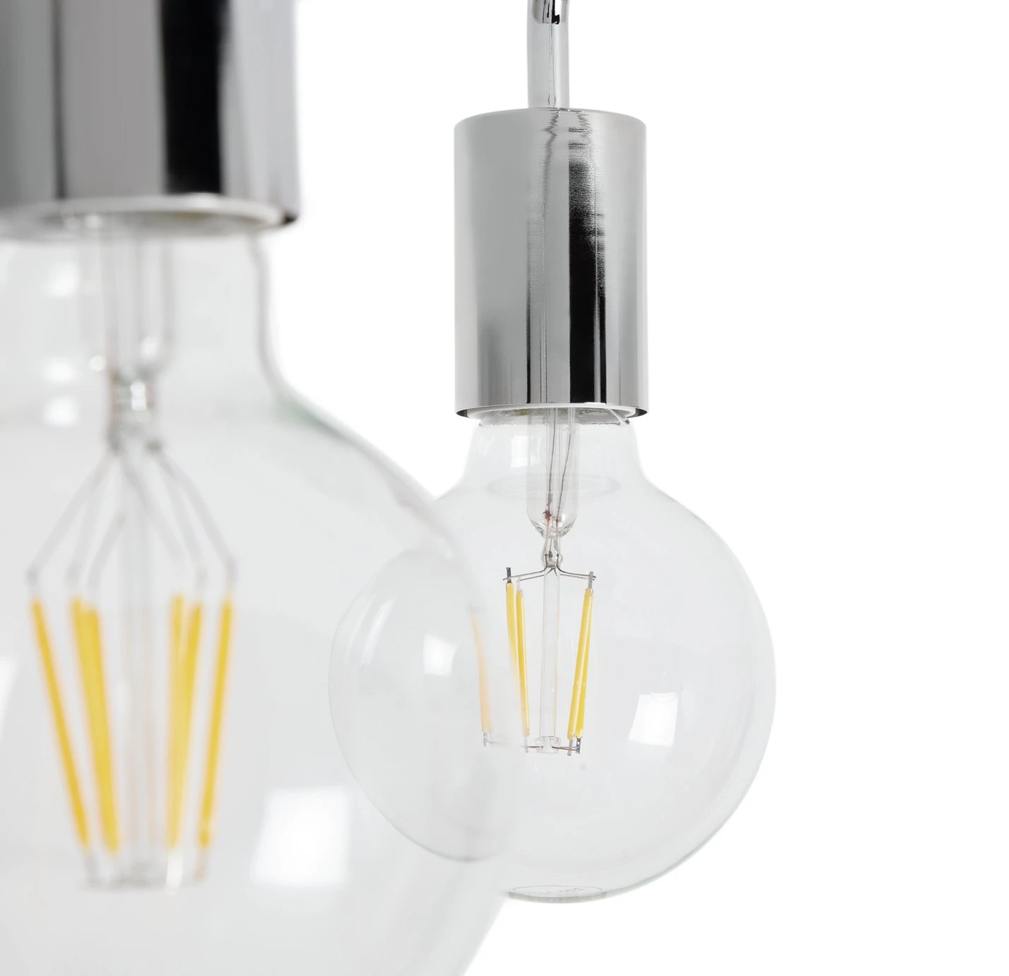 Habitat Rayner Steel 3 Light LED Flush Ceiling Light -Chrome 4 Habitat Rayner Steel 3 Light LED Flush Ceiling Light -Chrome - Image 4