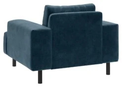 Habitat Julien Velvet Armchair - Navy -Chic Household Items 8117335 R Z003A