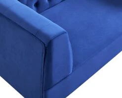 Habitat Blake Velvet 2 Seater Sofa - Navy Blue -Chic Household Items 8133467 R Z006A