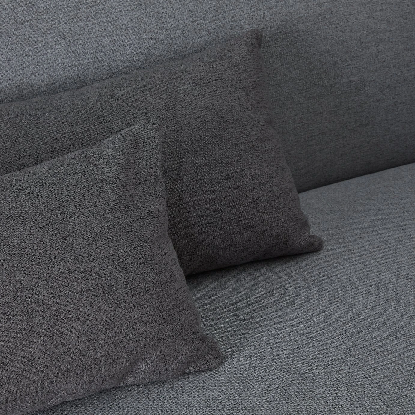 Habitat Andy 3 Seater Fabric Clic Clac Sofa Bed - Grey 6 Habitat Andy 3 Seater Fabric Clic Clac Sofa Bed - Grey - Image 6