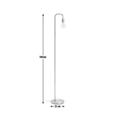 Habitat Rayner Floor Lamp - Brass -Chic Household Items 8172648 R Z001E